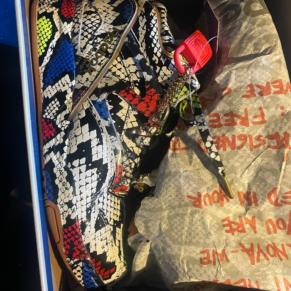 Reebok Multicolor Snakeskin Sneakers